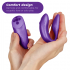 Vibrador Chorus Para Parejas Con Control Squeeze Lila