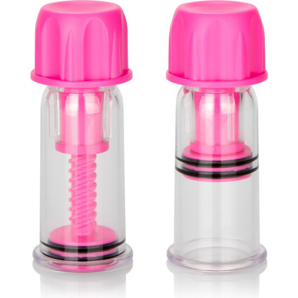 Succionadores de Pezones Vacuum Twist Rosa