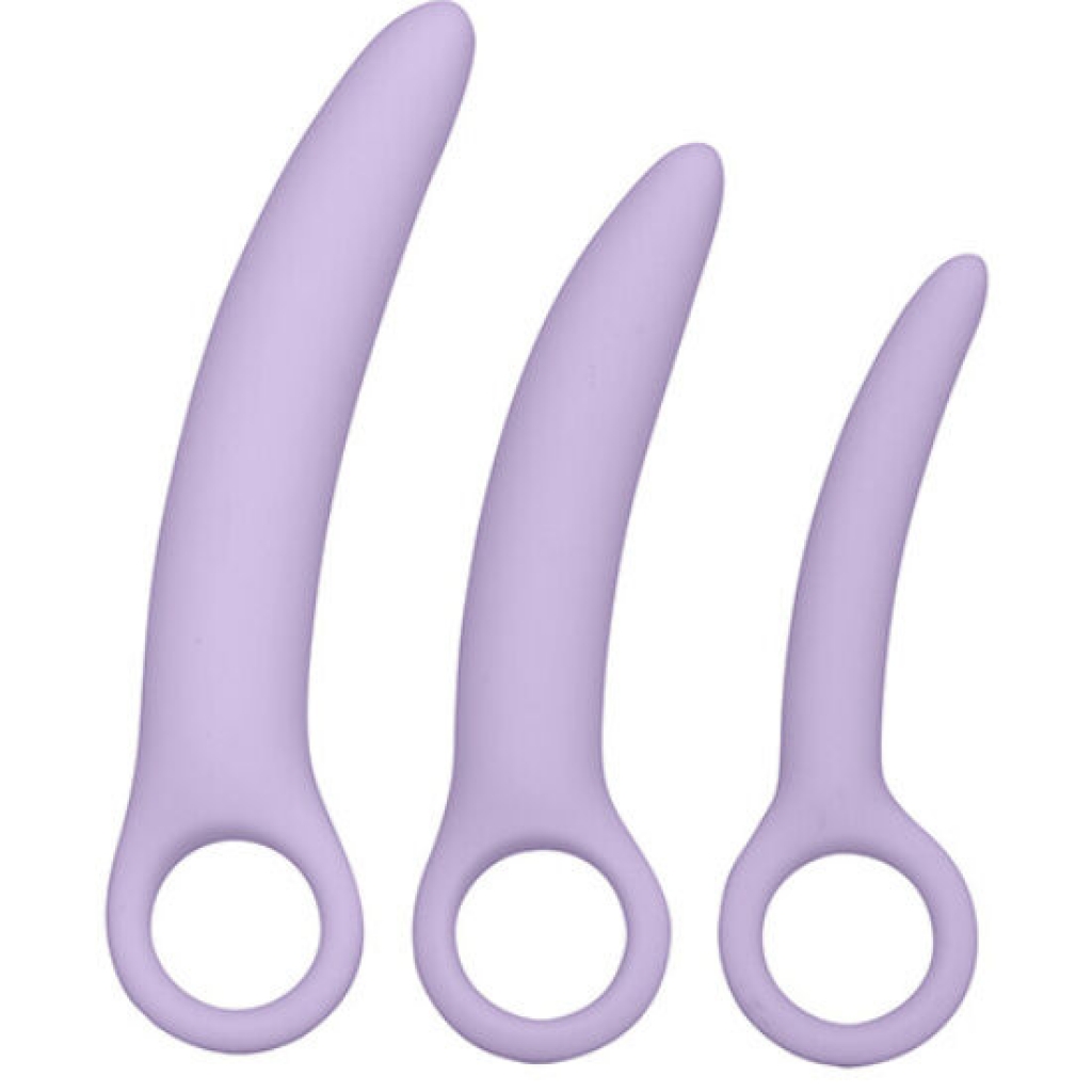 Set de 3 Dilatadores Vaginales de Silicona