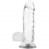 Dildo Realista Transparente 15.5 cm - O 3.5 cm