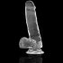 Dildo Realista Transparente - 18.5 cm