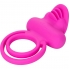 Dual Clit Flicker Enhancer - Doble Anillo Vibrador De Silicona Rosa