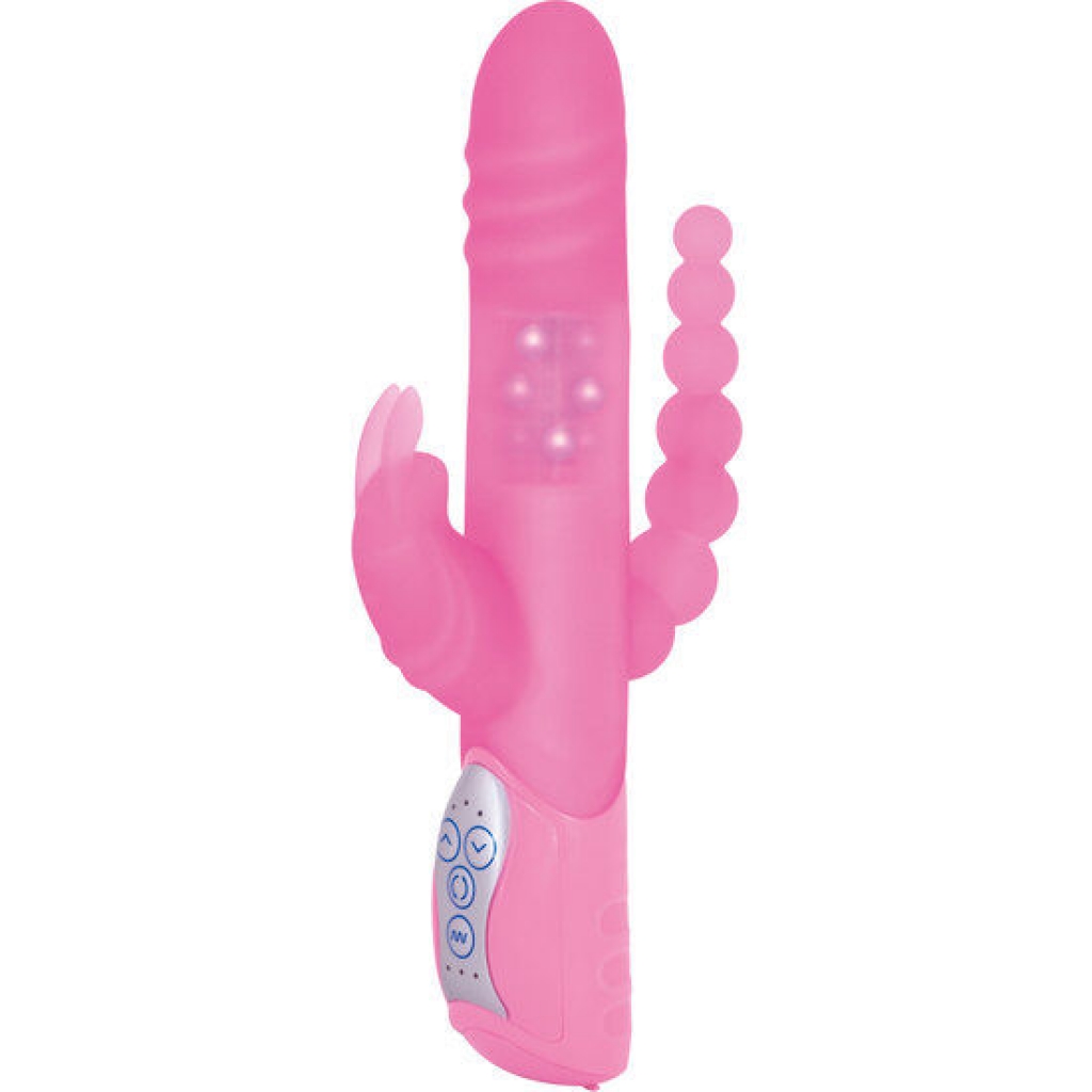 E Rabbit Triple Play Vibrador - Triple Estimulación Rosa