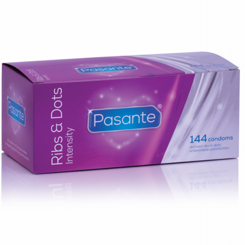 Condones Pasante Ribs & Dots Intensity 36 Unidades