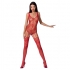 Set Bodystocking BS074 de Passion en Talla Única Rojo