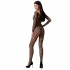 Bodystocking Passion Mujer BS077 Talla Única Negro