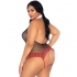 Body Leg Avenue Colegiala con Abertura - Talla Plus