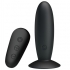 Plug Anal Vibrador Negro con Control Remoto