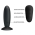 Plug Anal Vibrador Negro con Control Remoto