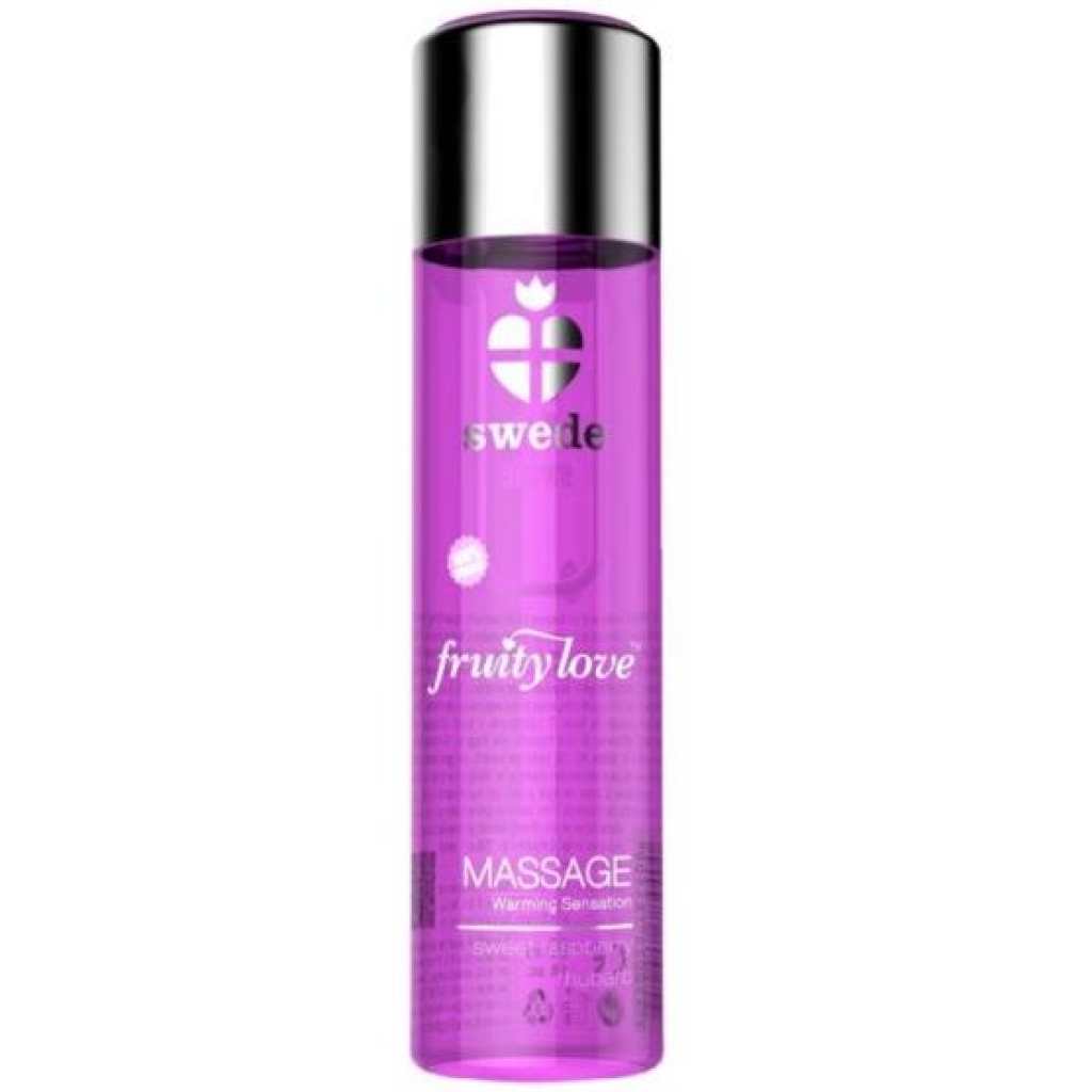 Aceite de Masaje Fruity Love con Efecto Calor - Frambuesa y Ruibarbo 60 ml