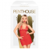 Chemise Bedtime Story de Penthouse en Rojo S/M