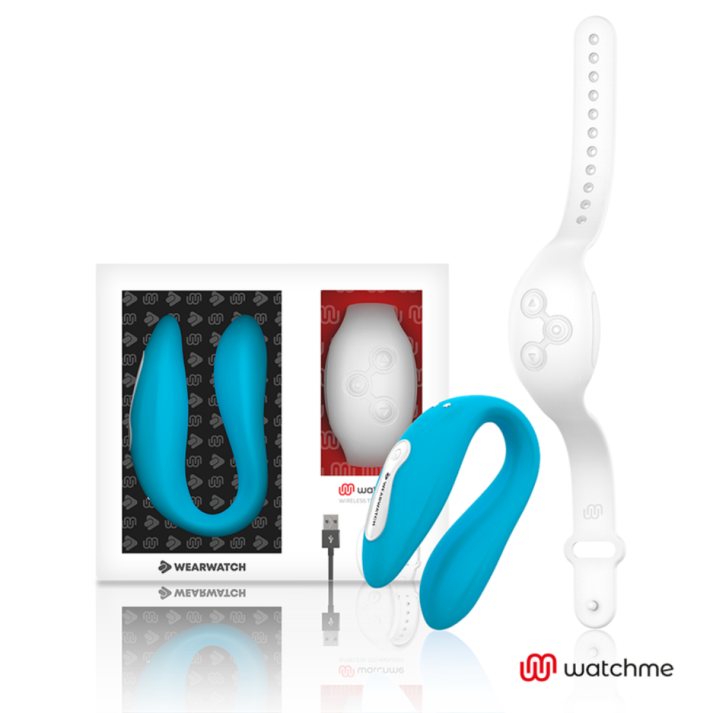 Vibrador Dual Technology Watchme Añil/níveo