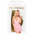 Penthouse Sweet Spicy Chemise - Blanco - Talla S/M