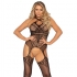 Bodystocking Con Tirantas Leg Avenue Talla Única