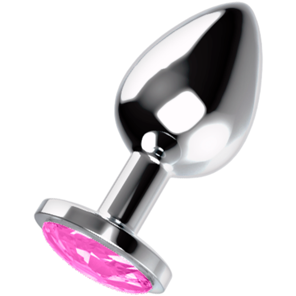 Plug Anal con Cristal Rosa Ohmama L