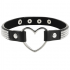 Choker Corazón de Cuero Vegano Coquette Chic Desire