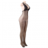 Bodystocking Cuerpo de Red con Abertura S/L