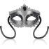 Antifaz Negro Diamond Gris - Ohmama Masks