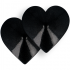 Cubrepezones Corazones Negros Coquette Chic Desire