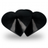 Cubrepezones Corazones Negros Coquette Chic Desire