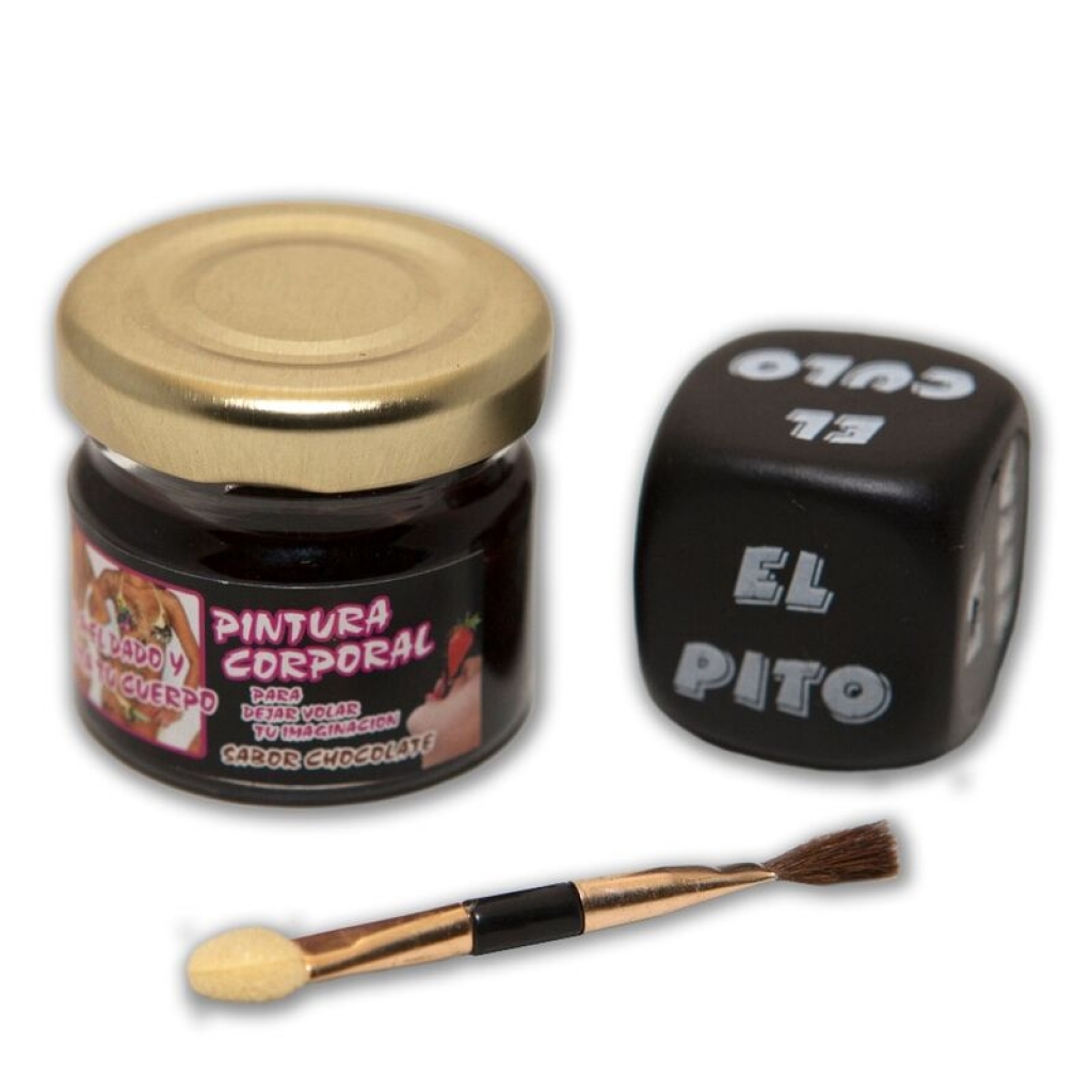 Juego de Pintura de Chocolate y Dado de Cuerpo