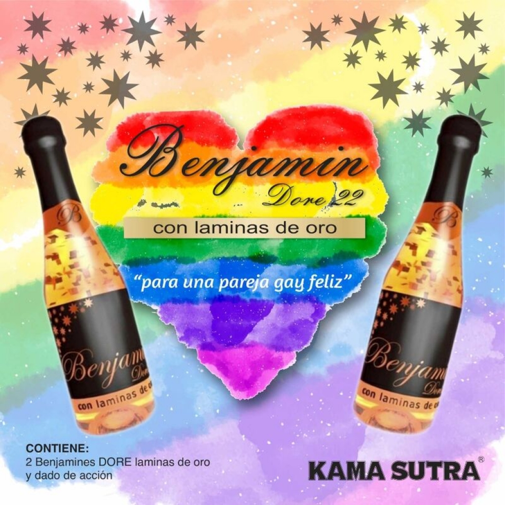 Benjamines Dore: Vino Espumoso Oro para Parejas LGBT