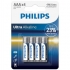 Philips Ultra Alkaline Pila AAA LR03 Blister*4