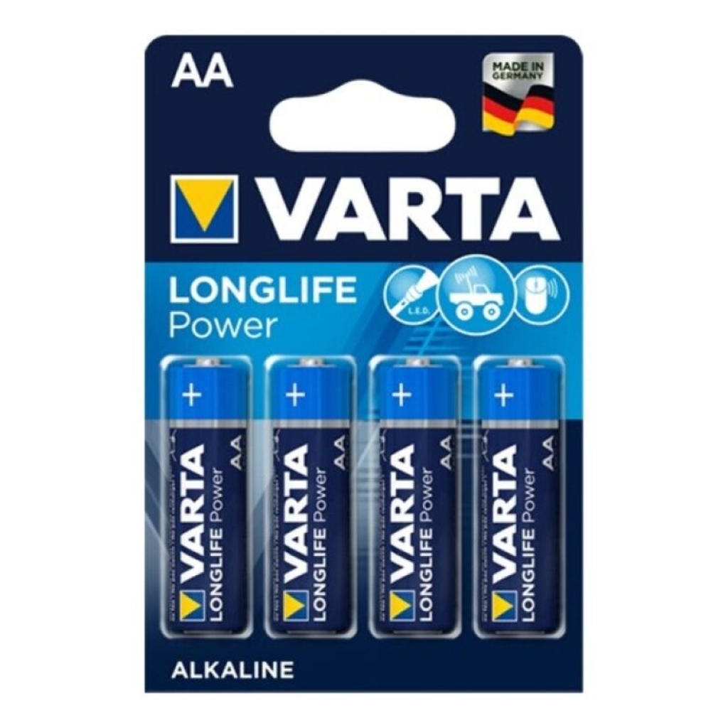 Pila Alcalina AA LR6 - Longlife Power Blister 4 Unidades