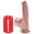 King Cock Plus 3D Dildo Swinging Balls 15.2 Cm Natural