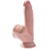 King Cock Plus 3D Dildo Swinging Balls 15.2 Cm Natural