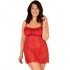 Obsessive Blossmina Chemise Y Tanga 6xl/7xl