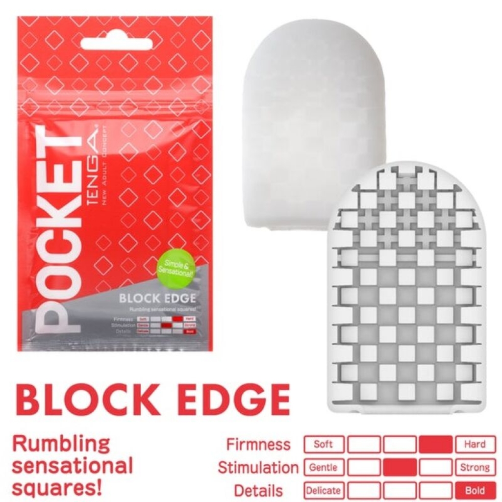 Masturbador Pocket Tenga Blocked Edge