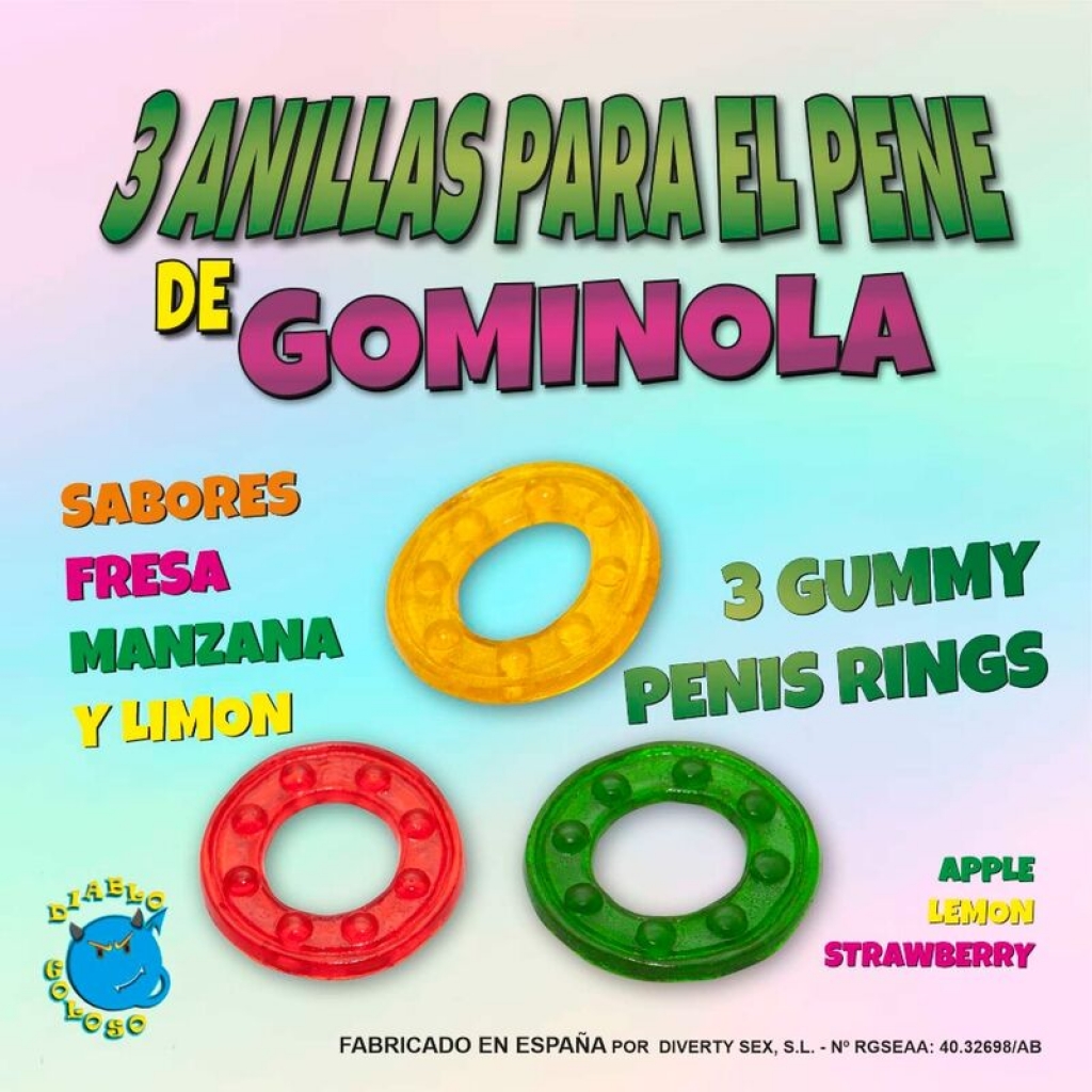 3 Anillas De Gominola