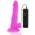 Dildo Flexible con Vibración Lila - 18 cm