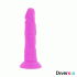 Dildo Flexible con Vibración Lila 23 cm