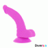 Dildo Flexible Con Vibración Lila 21.5 Cm - O 4.5 Cm