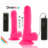 Dildo Flexible Con Vibración Rosa 20.5 cm -o 4.2 cm