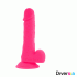 Dildo Flexible Con Vibración Rosa 20.5 cm -o 4.2 cm