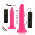 Dildo Flexible Con Vibración Rosa 23 cm