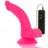 Dildo Flexible con Vibración Rosa 21.5 cm