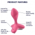 Plug Vibrador Satisfyer Game Changer - Rosa