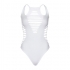 Leg Avenue Body Tanga Racerback Blanco