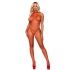 Leg Avenue Le Frivole Bodystocking Cuello Racer Talla Única Rojo