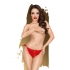 Tanga Penthouse Too Hot to Be Real - Rojo (Talla S/M)