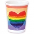 Set de 8 Vasos Bandera LGBT