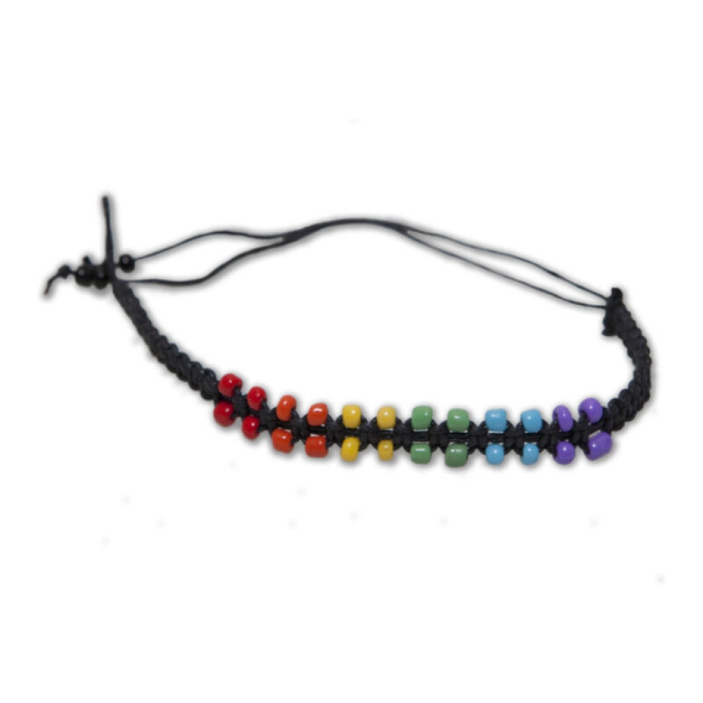 Pulsera Bolitas con Bandera LGBT