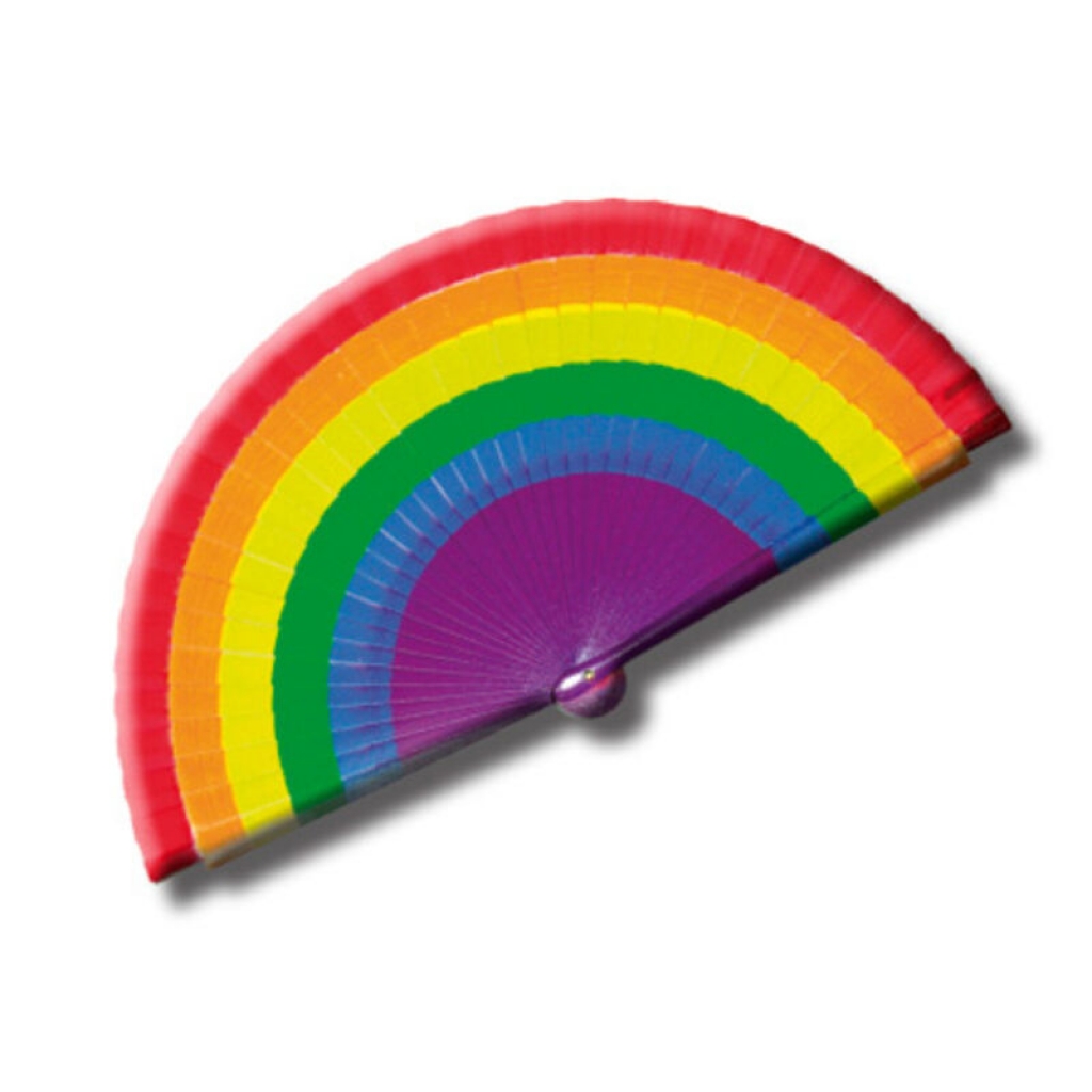 Abanico de Madera - Bandera LGBT