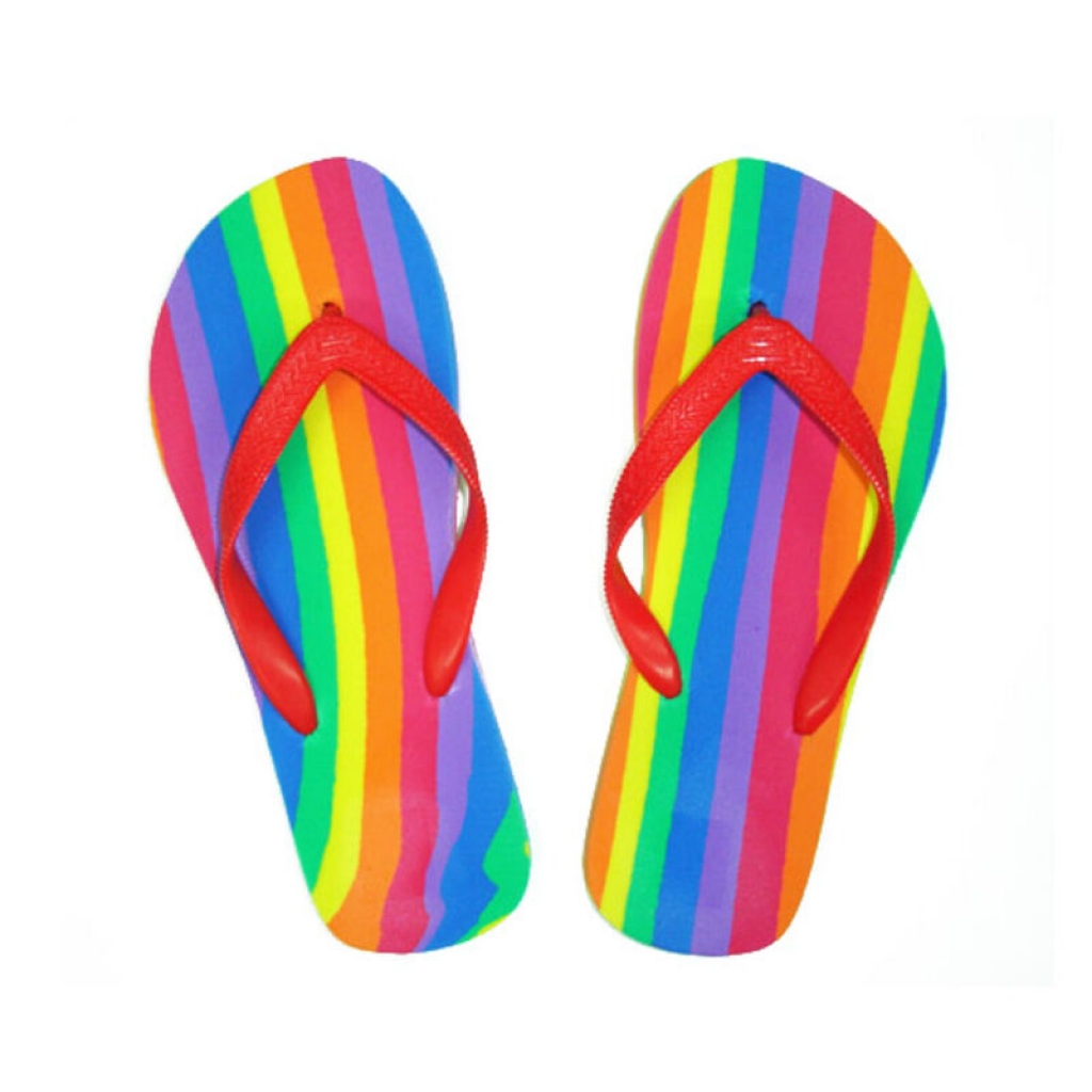 Chanclas con Bandera LGBT - Talla 44-45