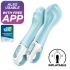 Vibrador Inflable Satisfyer Air Pump 5+ - Azul