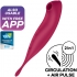 Estimulador y Vibrador Satisfyer Twirling Pro+ Rojo